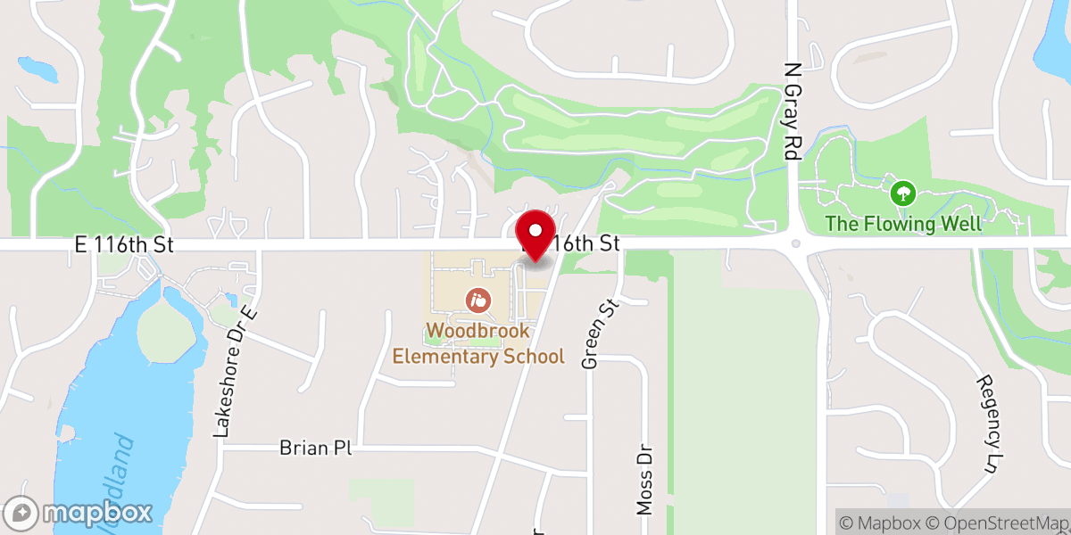 Map showing location of First Church Of Christ, Scientist