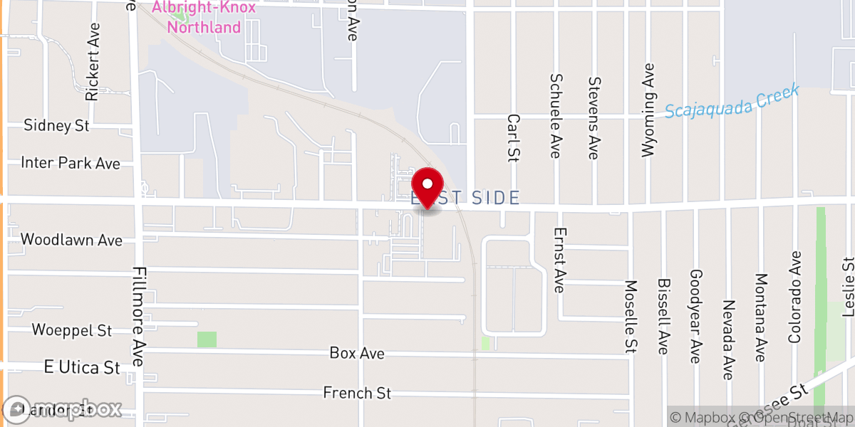 Map showing location of True Bethel Baptist Church