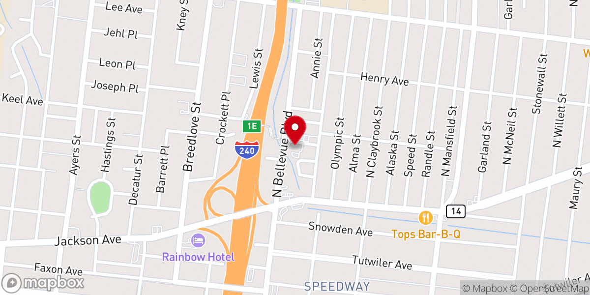 Map showing location of Robert Temple Ministry Church of God in Christ