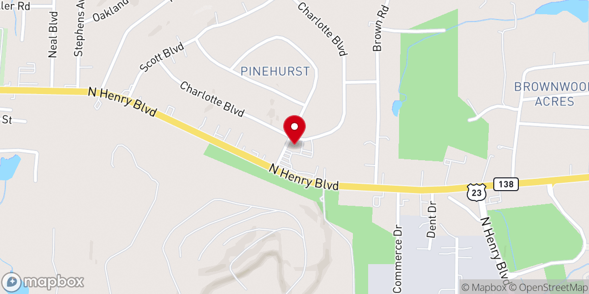 Map showing location of Bridge City Church