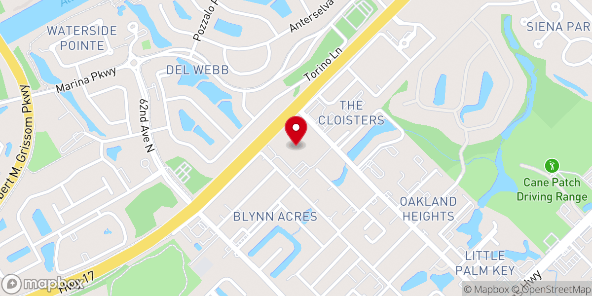 Map showing location of Child Development Ministry