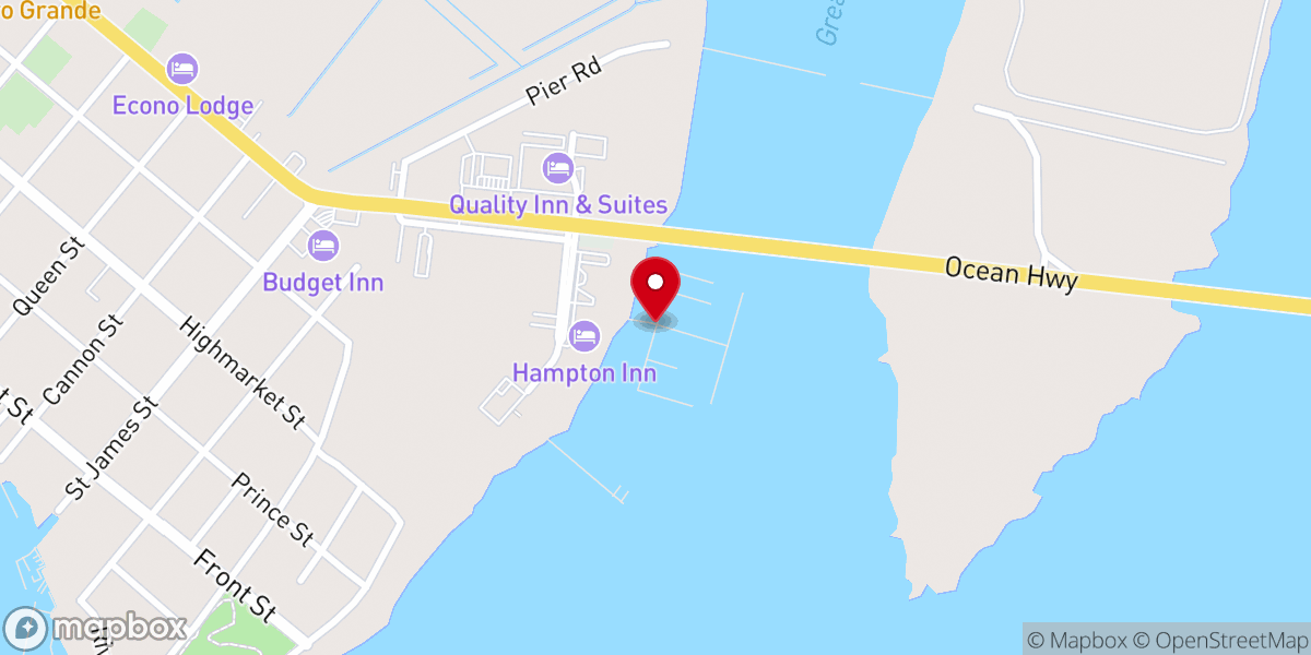 Map showing location of Georgetown Landing Marina
