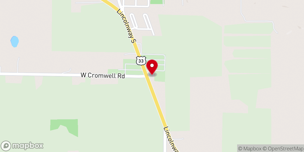 Map showing location of Sparta Christian Church
