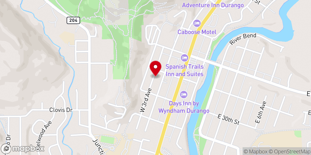 Map showing location of Cornerstone Evangelical Free Church