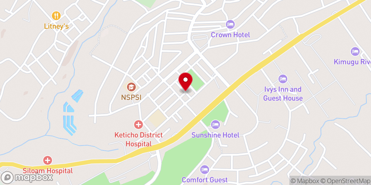Map showing location of CHRIST BLESSED CHURCH