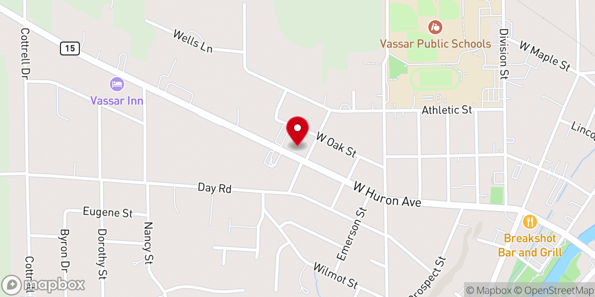 Map showing location of St Luke's Lutheran Church