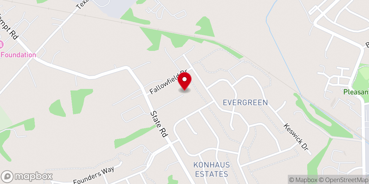 Map showing location of Good News Free Methodist Church
