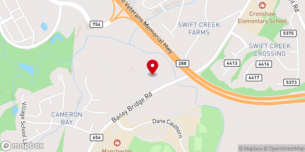 Map showing location of GodSquad Church