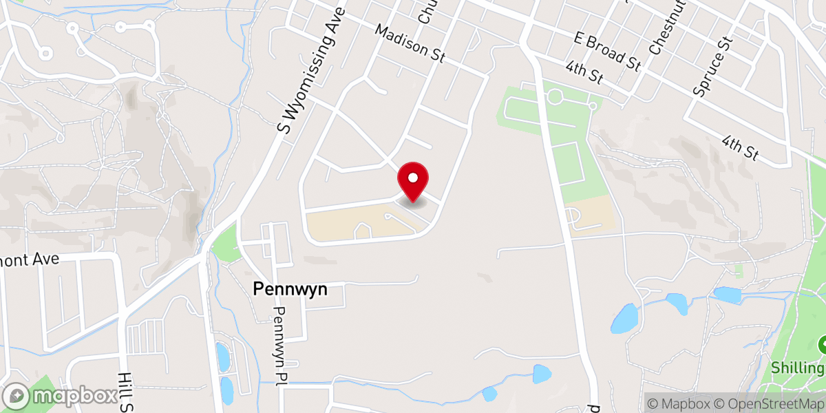 Map showing location of St. John Baptist de la Salle