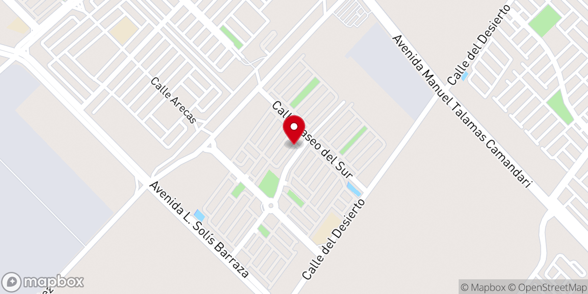 Map showing location of Célula pentecostal cosechando almas