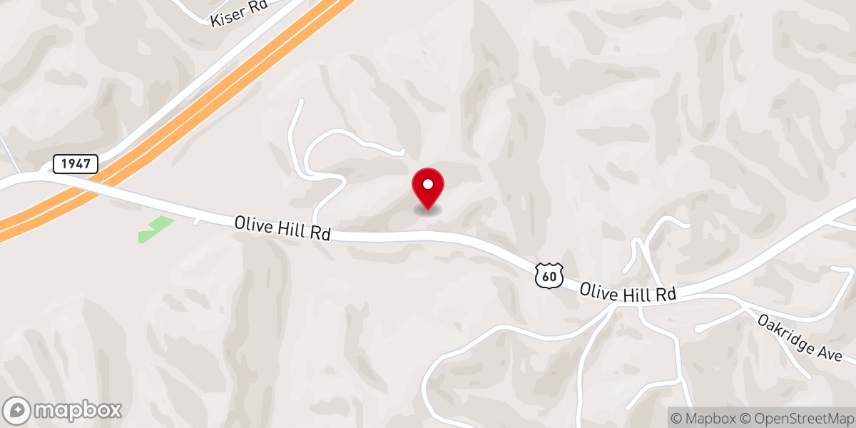Map showing location of Grayson Church of God
