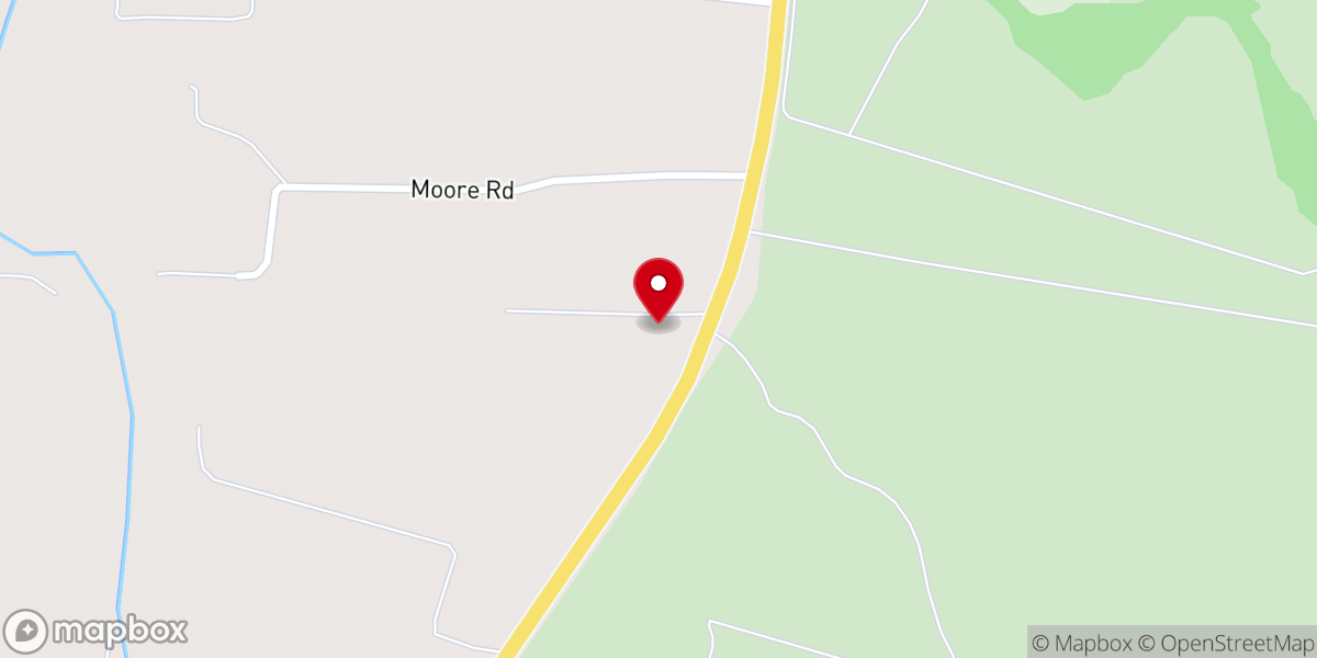 Map showing location of Christoval Church of Christ
