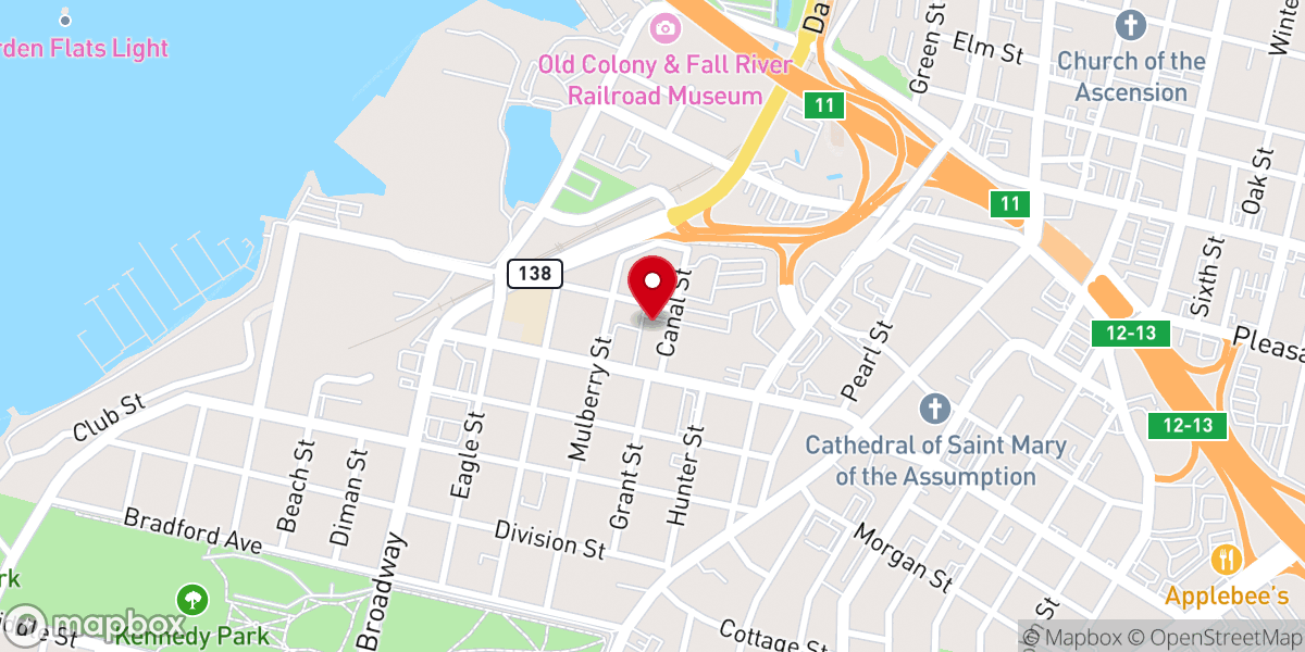 Map showing location of Santo Christo Church