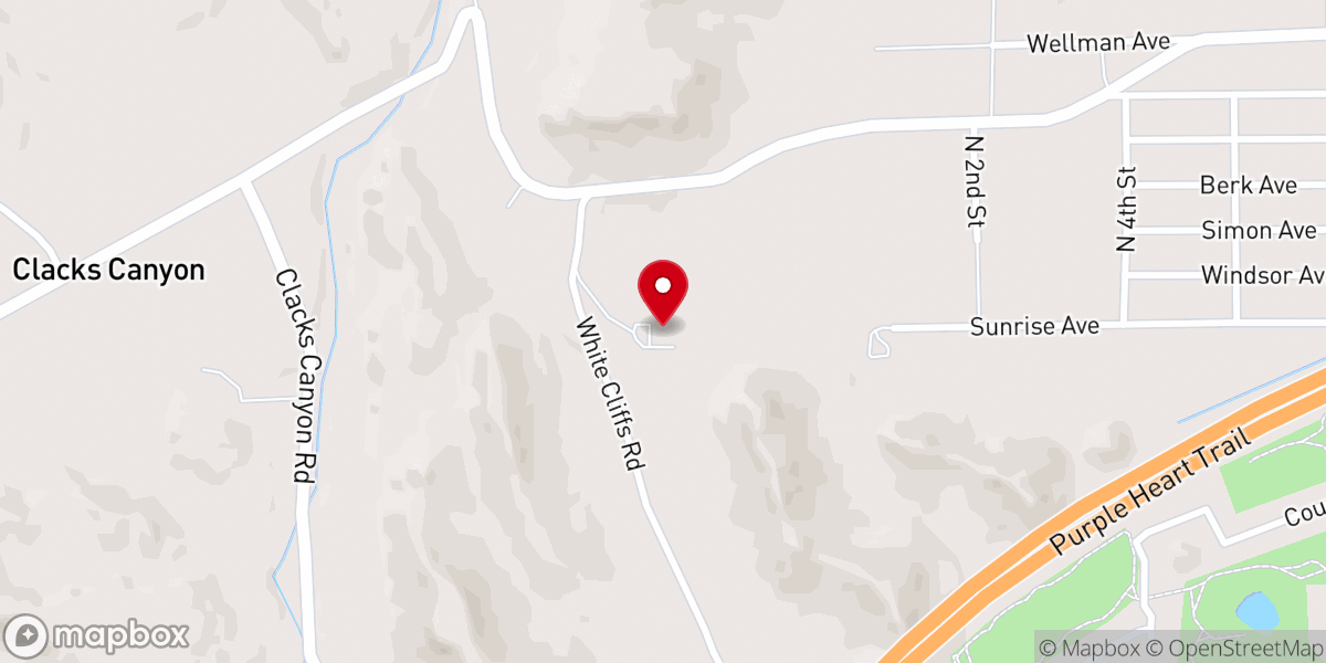 Map showing location of Kingman Seventh-day Adventist Church