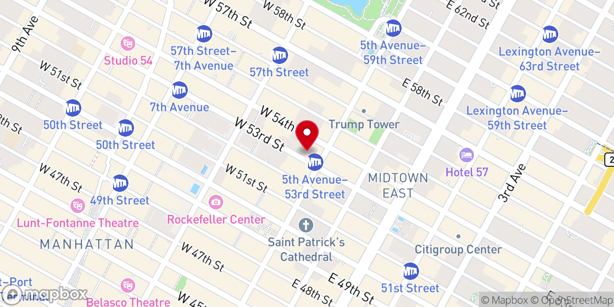 Map showing location of Saint Thomas Episcopal Church