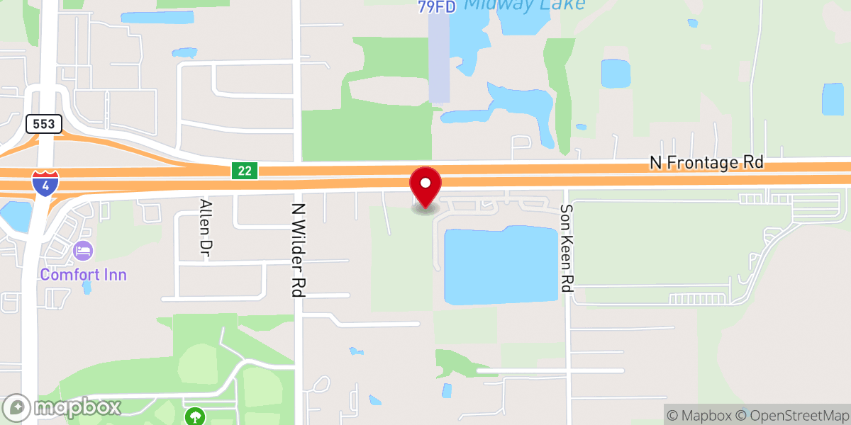 Map showing location of Divine Mercy Prayer House