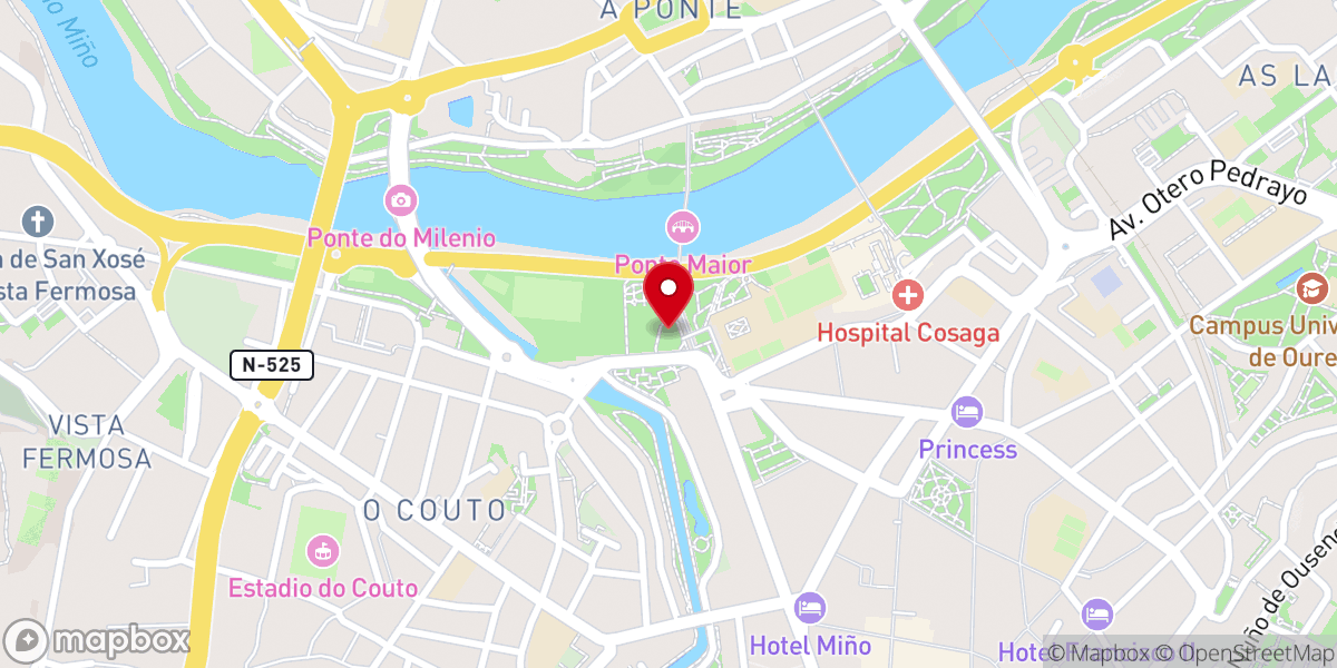 Map showing location of Capilla de Nuestra Señora de los Remedios