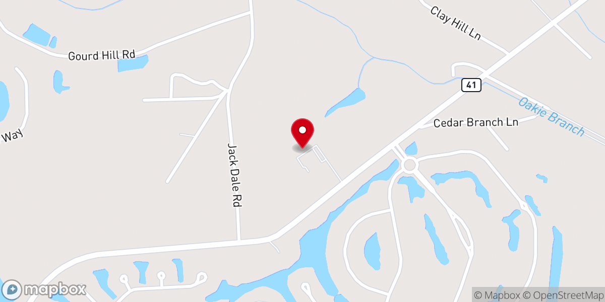 Map showing location of North East PFWB Church