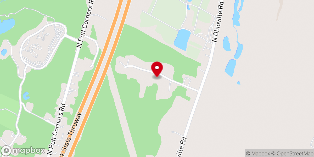 Map showing location of Hudson Valley Elope