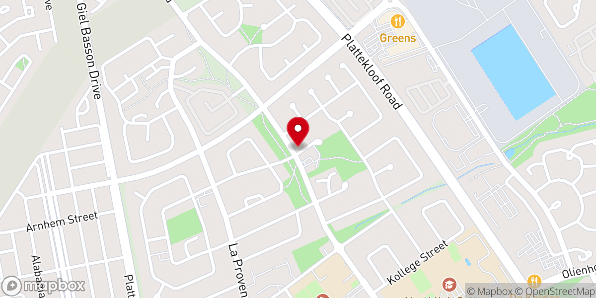 Map showing location of Christ Church Tygerberg (REACH SA)