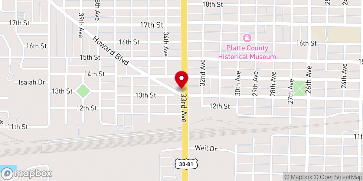 Map showing location of Centro Misionero Cristo Para Las Naciones