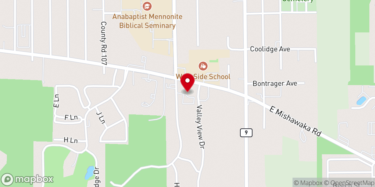 Map showing location of Point of Light Ministries Inc