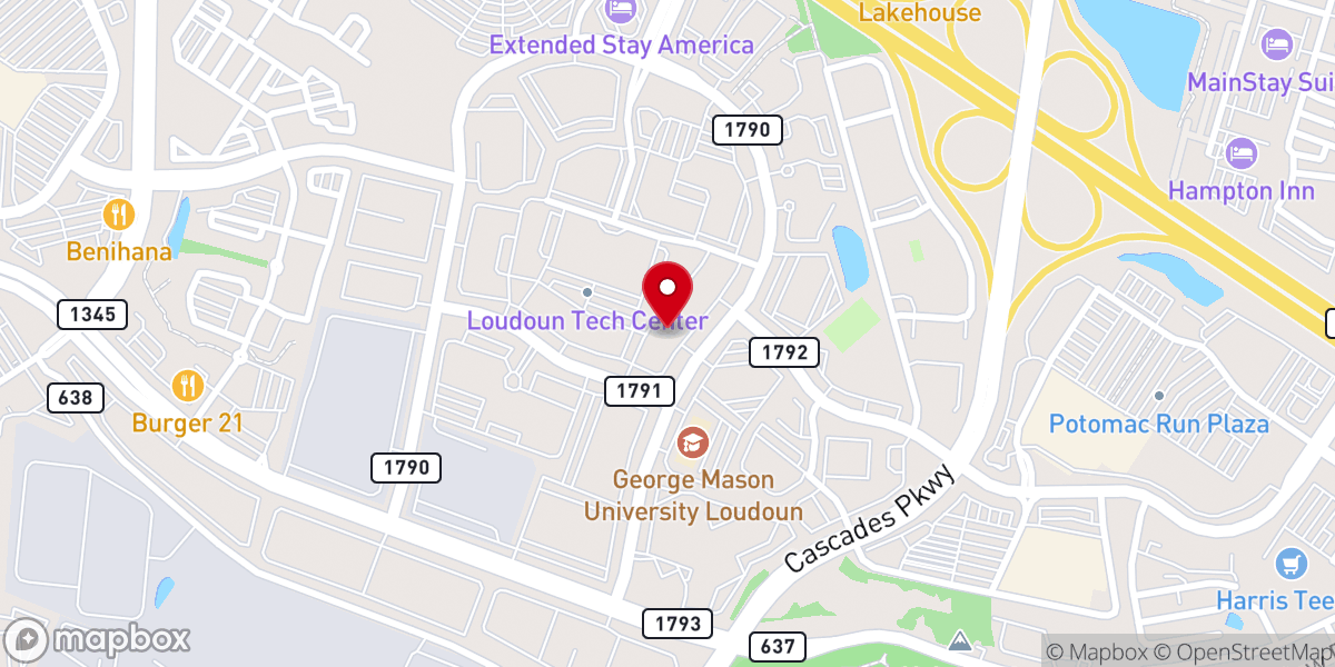 Map showing location of Word of Life International Church