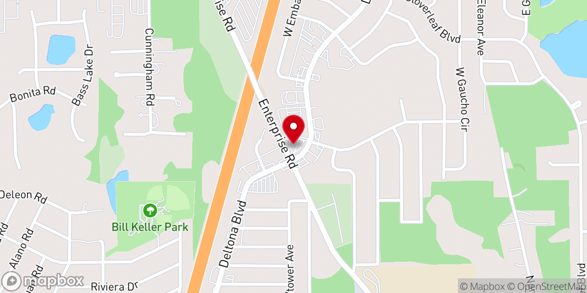 Map showing location of Greater Faith AME Church