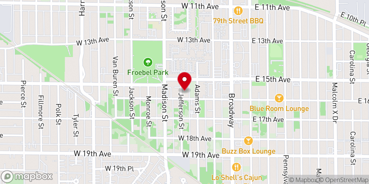 Map showing location of Zion Temple Apostolic Church