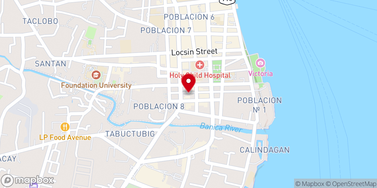 Map showing location of Reformed Presbyterian Church Dumaguete