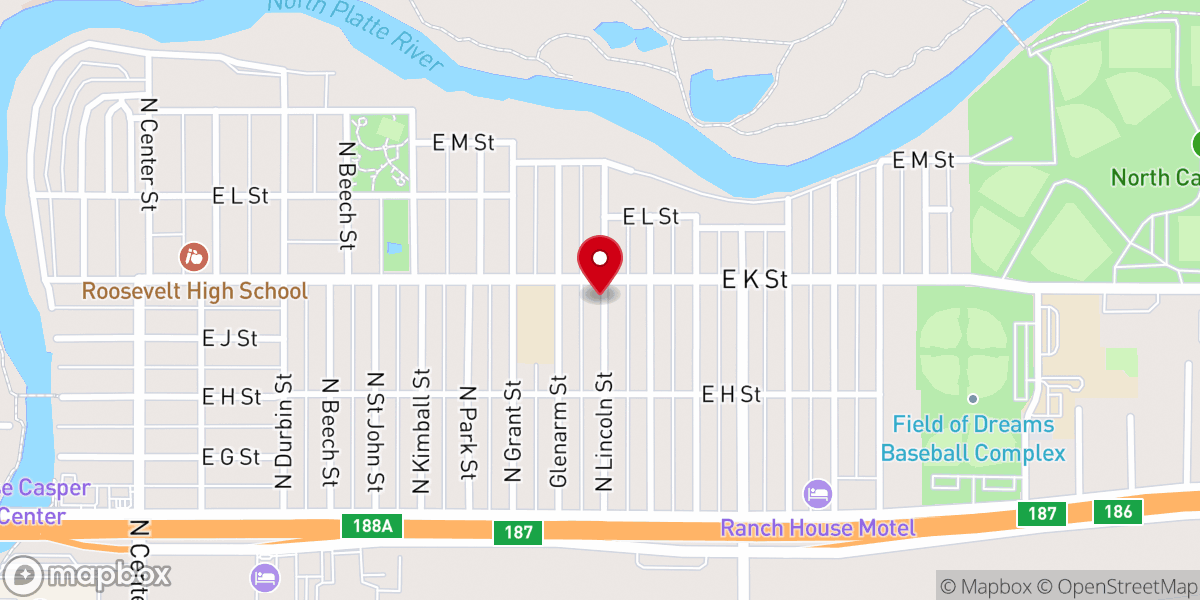 Map showing location of Holy Cross Center