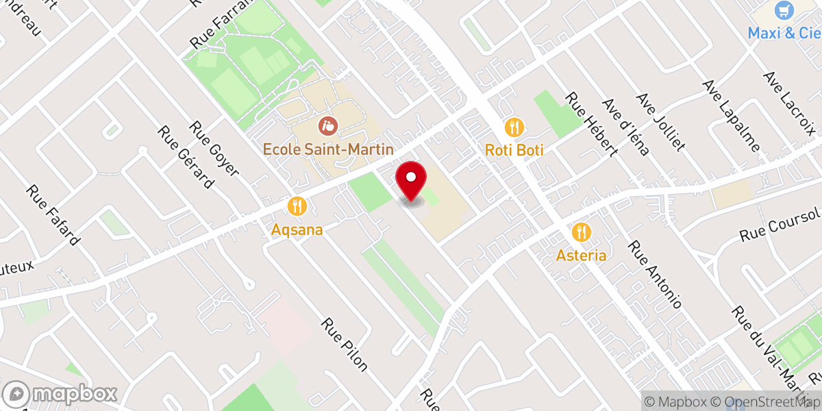 Map showing location of Community Center Siddiquia