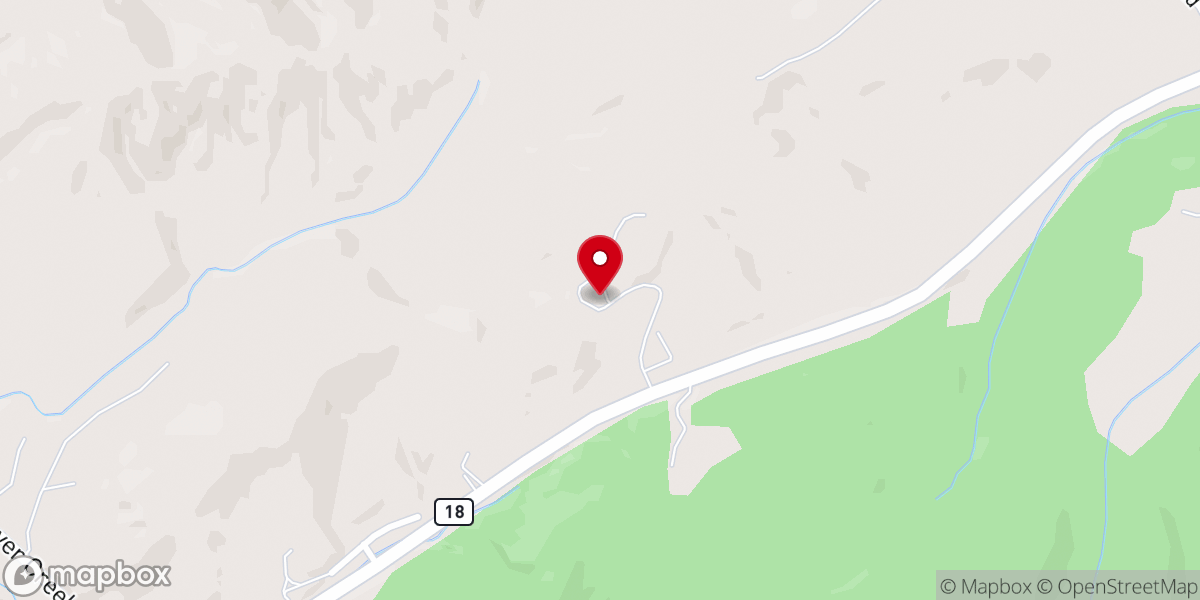 Map showing location of Little Rock Baptist Church