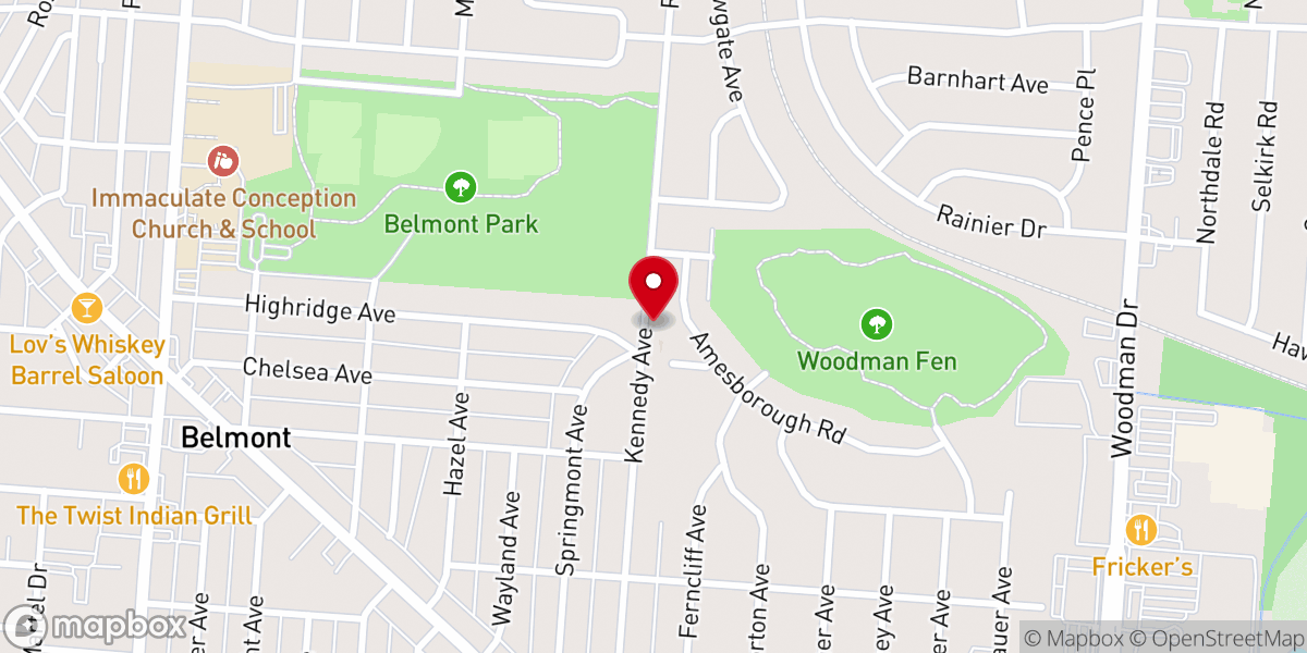 Map showing location of Eternal Joy Metropolitan Community Church