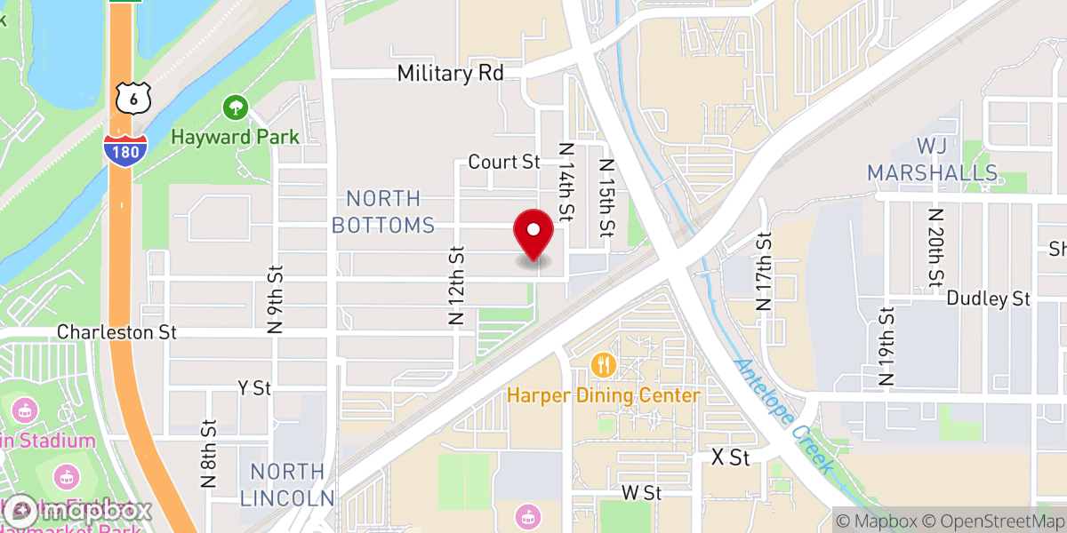 Map showing location of The Light of the Gospel Church