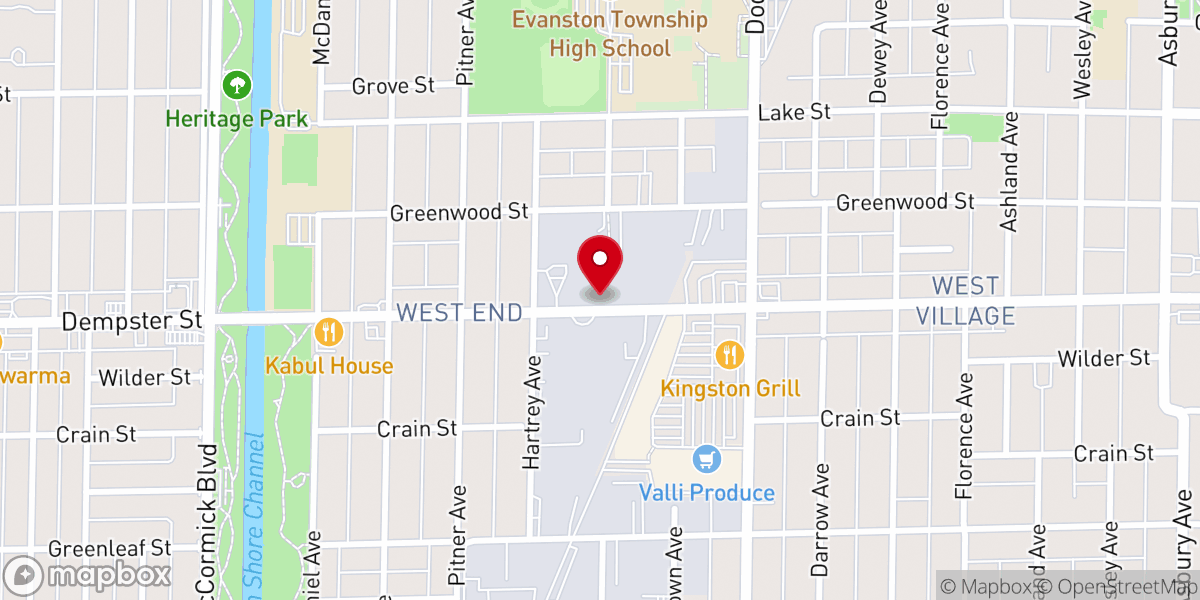 Map showing location of Mt. Zion Apostolic Church of Christ