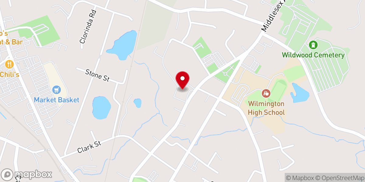Map showing location of Saint Thomas of Villanova Catholic Church