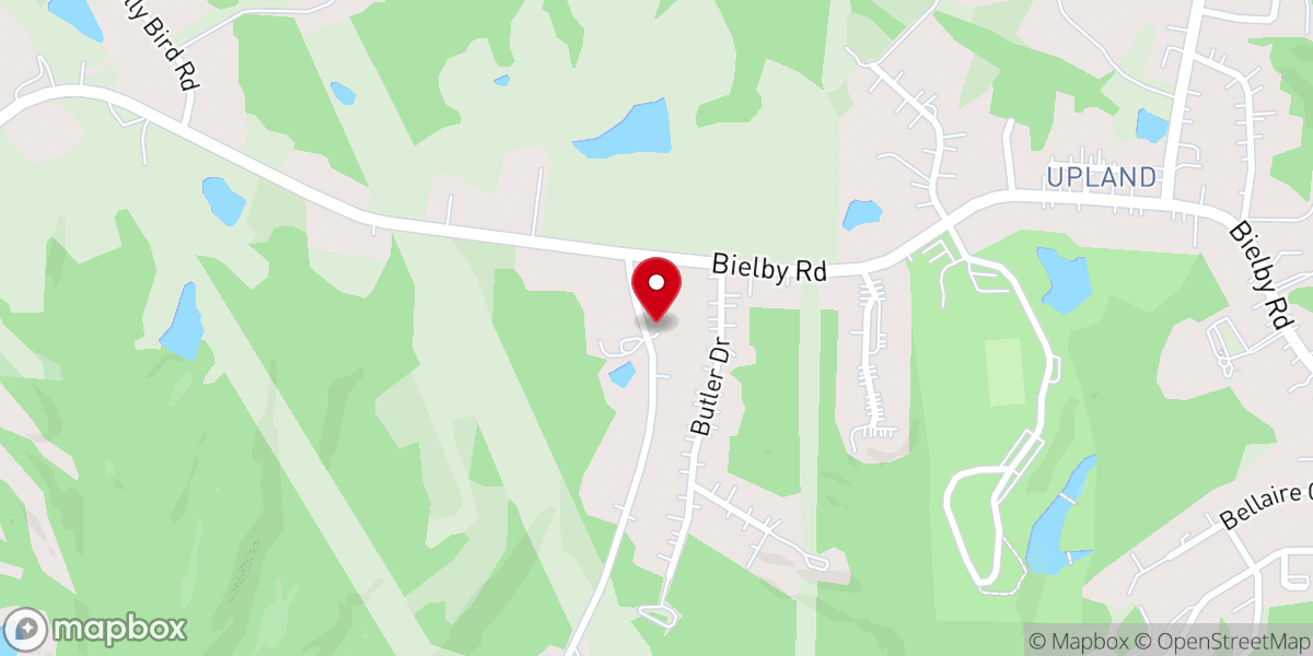 Map showing location of Church For The Neighborhood