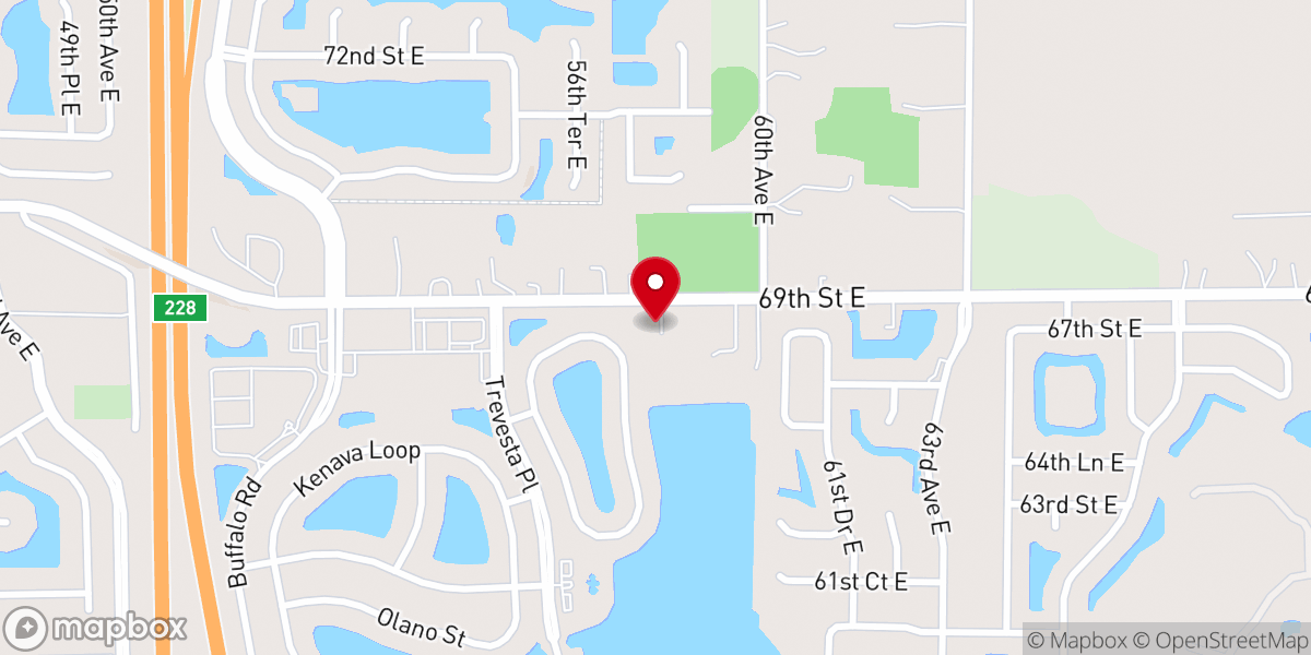 Map showing location of Fellowship Alliance Church