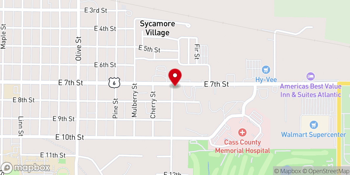 Map showing location of United Methodist Southwest