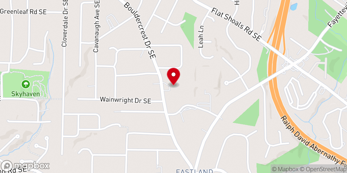 Map showing location of Berea Mennonite Church