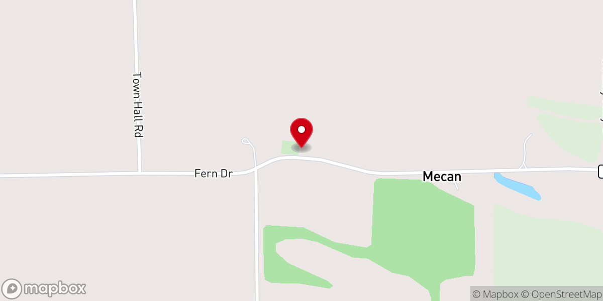 Map showing location of Trinity Lutheran Church, LCMS