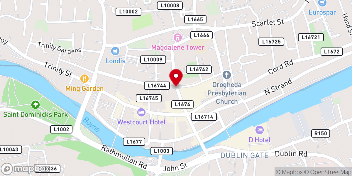 Map showing location of Odd Mollies