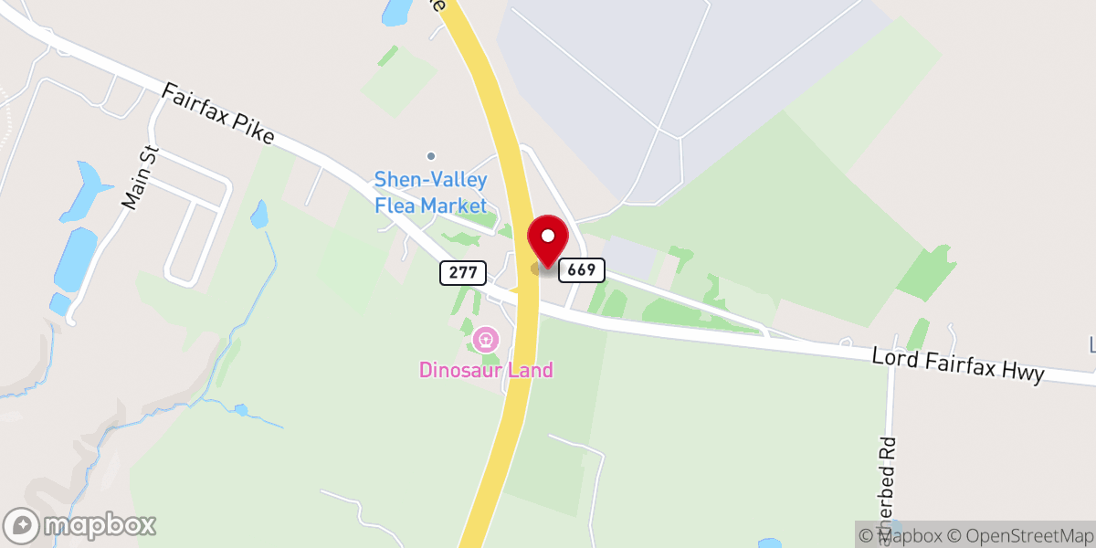 Map showing location of Pentecostal Church of God Arbol De La Vida Inc