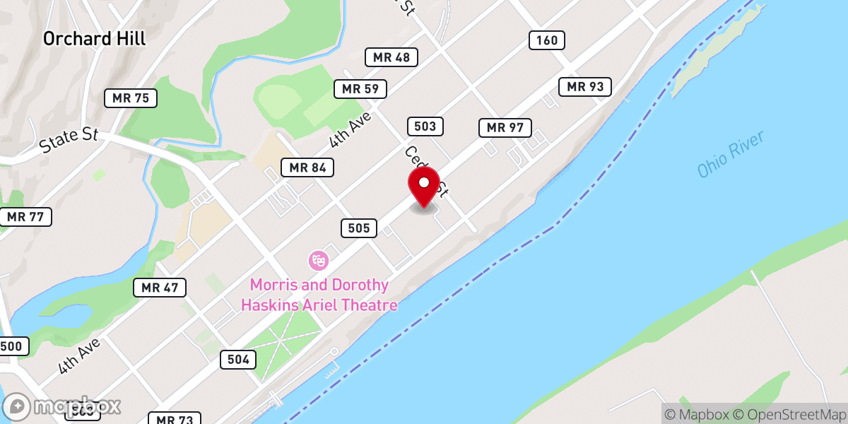 Map showing location of Saint Peters Episcopal Church