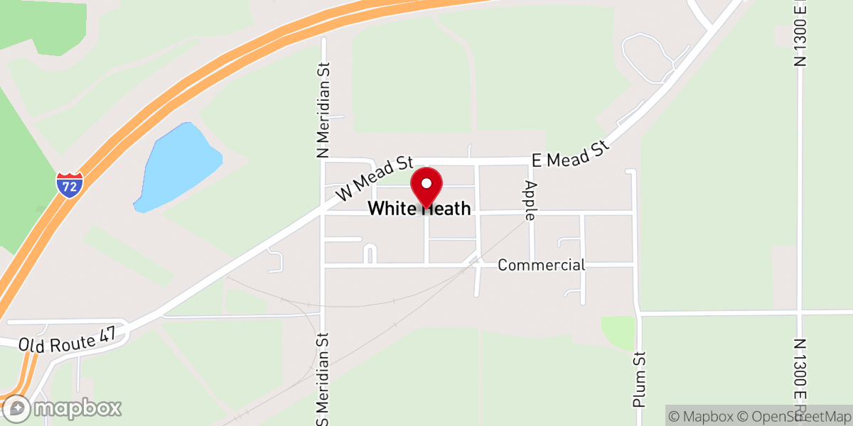 Map showing location of White Heath