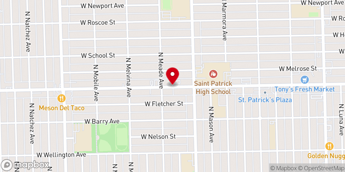 Map showing location of Christ Church