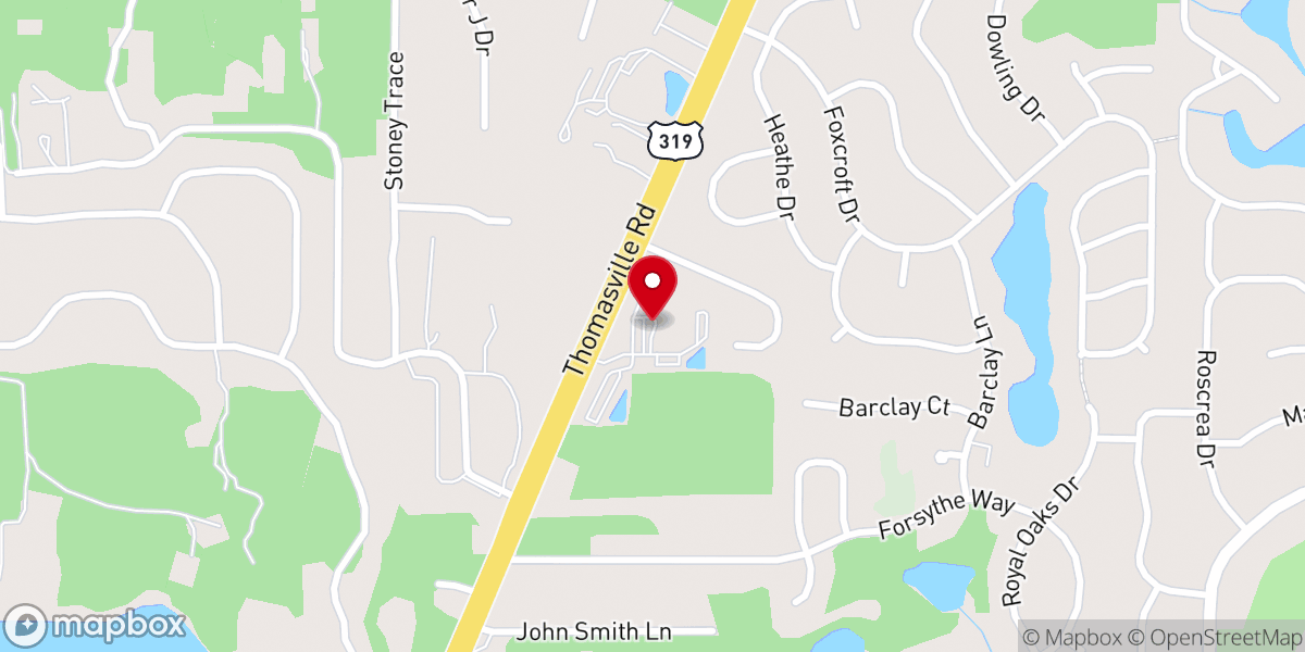 Map showing location of Good Shepherd Catholic Church