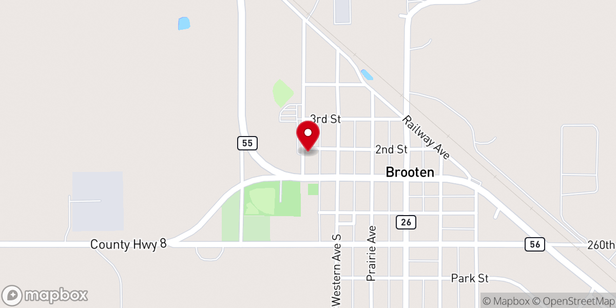 Map showing location of Trinity Lutheran Church Prsng