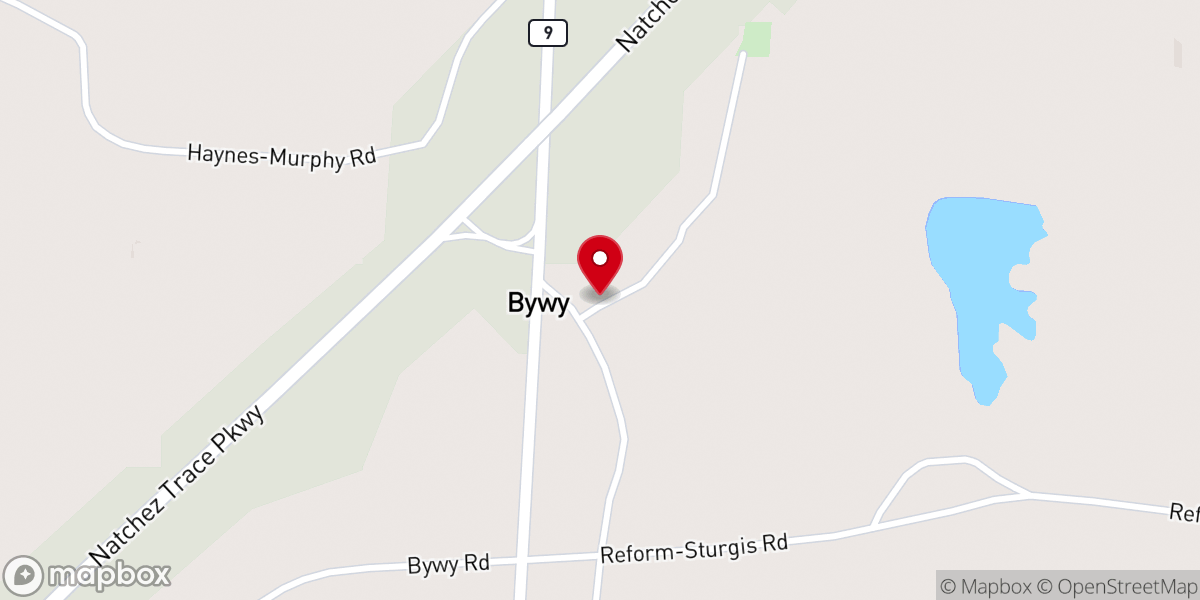Map showing location of Pilgrims Rest Church
